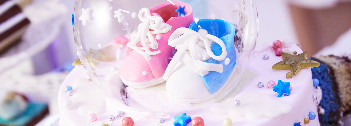Stunning Gender Reveal Cake in Singapore | Temptations Cakes ...