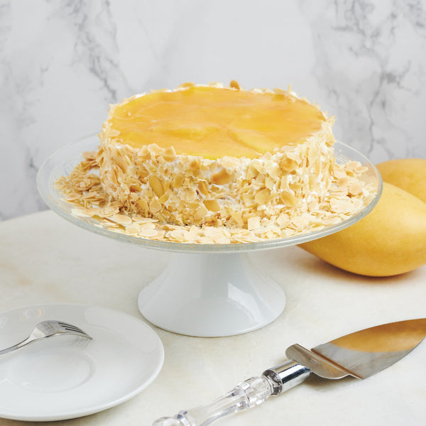 Fresh Mango Splash Cake Eggless