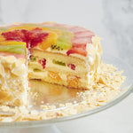 Mixed Fresh Fruit Flan Eggless