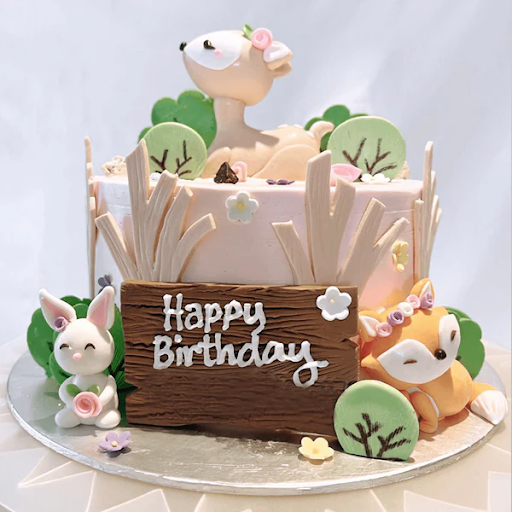 Farm theme 3D Farm Animals party cake topper