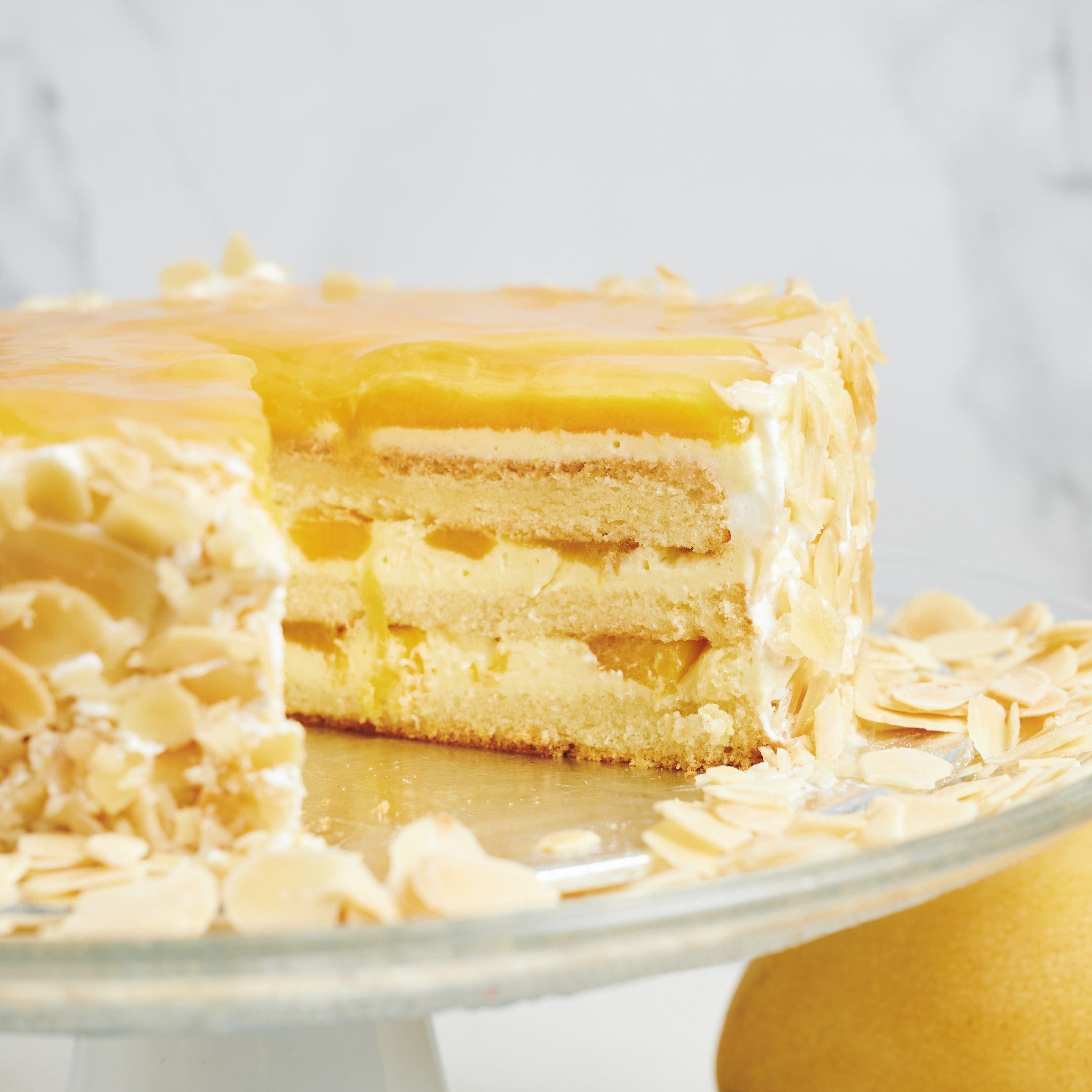 Fresh Mango Splash Cake Eggless