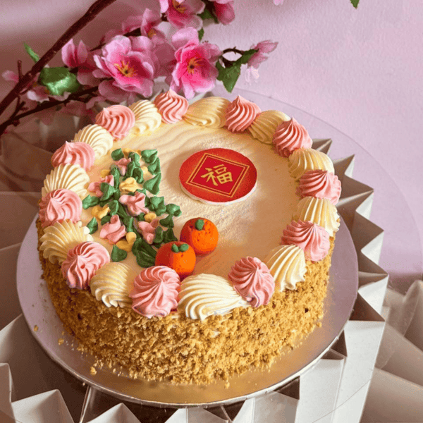 Vanilla Buttercream with Peanut Side (CNY Deco)