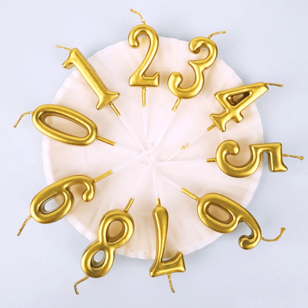 Numeric Candles (Gold)